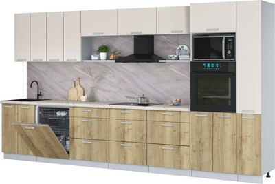 

Кухонный гарнитур, Мила Лайт 3.9-ПМ1