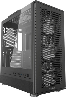 Корпус для компьютера PCCooler ME200 MESH BK (C3-A520BKP3-GL) (черный, без БП) -