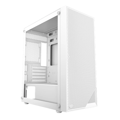 Корпус для компьютера PCCooler C3B310 WH (C3B310-WHP0-GL) (белый, без БП) -