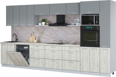 

Кухонный гарнитур, Мила Лайт 3.9-ПМ1