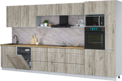 

Кухонный гарнитур, Мила Лайт 3.9-ПМ1