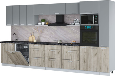 

Кухонный гарнитур, Мила Лайт 3.9-ПМ1