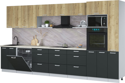 

Кухонный гарнитур, Мила Лайт 3.9-ПМ1