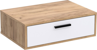 Прикроватная тумба Кастанье Кантри  ТнК 70-1 (белый/дуб крафт) -