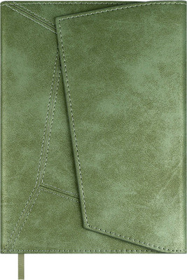 Ежедневник Escalada Спилок / 70606 (120л, зеленый металлик) -