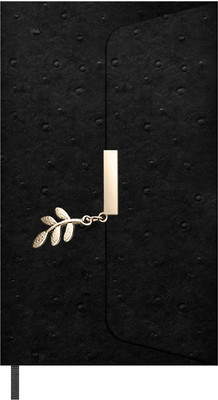 Ежедневник Escalada Страус / 70668 (160л, черный) - 