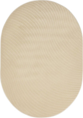 Коврик Radjab Carpet Сканди Сизаль Овал 10935A / 13003 (0.8x1.5, Beige C/Beige C) -
