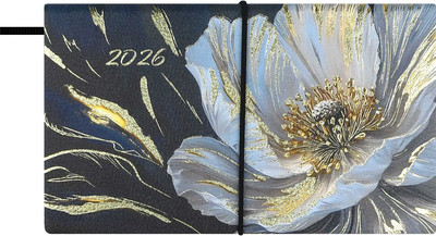 Еженедельник Escalada Белый мак 2026 / 70391 (64л) - 