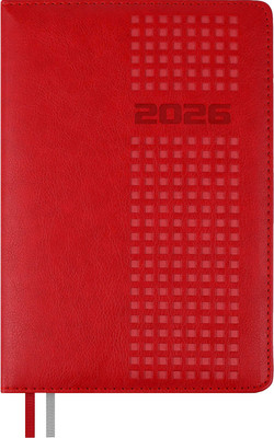 Ежедневник Escalada Шевро 2026 / 70217 (176л, красный) -