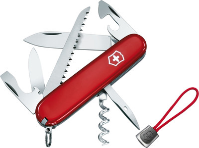 Нож швейцарский Victorinox Camper 1.3613 с темляком 4.1824.1 (красный) -