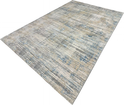 Ковер Radjab Carpet Амальфи Прямоугольник  A3580A / 13621 (1.6x2.3, Ivory/L.Bule) -