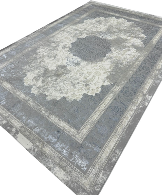 Коврик Radjab Carpet Амальфи Прямоугольник A5000A / 13654 (0.8x1.5, Cream/L.Grey) -