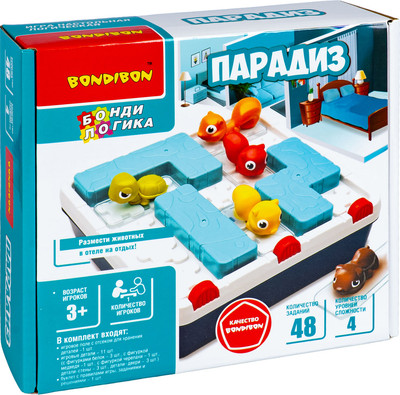 Игра-головоломка Bondibon БондиЛогика Парадиз /ВВ6553 -