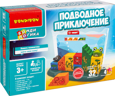 Игра-головоломка Bondibon БондиЛогика Подводное Приключение / ВВ6554 -
