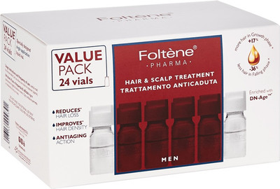 Ампулы для волос Foltene Pharma Против выпадения волос для мужчин (24 флакона) -