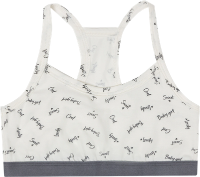 Бюстье для девочек Mark Formelle 517707 (р.134-68, слова на светло-молочном) -
