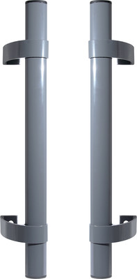 Ручка дверная БУЛАТ РС-03.500.7024 (серебристый графит) - 