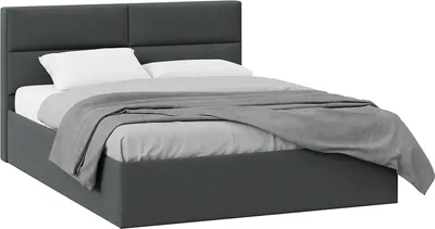 

Двуспальная кровать, Глосс универсальная с ПМ Тип 1 180x200 и заглушиной