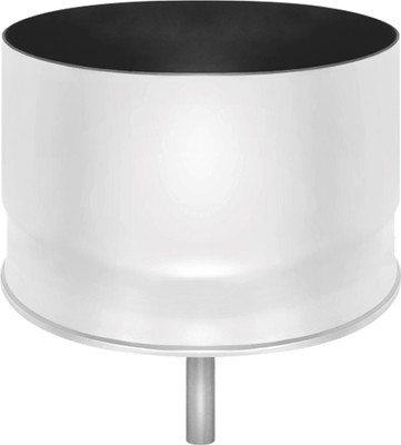 Стакан для дымохода Везувий AISI 304 0.8 д.200 -