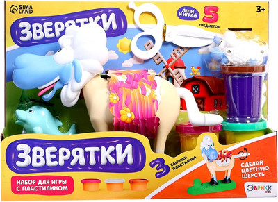 

Набор для лепки, Зверятки / 10413452