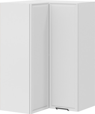 Шкаф навесной для кухни ТриЯ Белладжио 1ВВ6УП угловой прямой (белый/фон белый) -