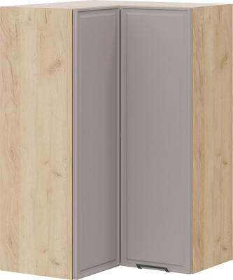 Шкаф навесной для кухни ТриЯ Белладжио 1ВВ6УП угловой прямой (дуб крафт золотой/софт капучино) -