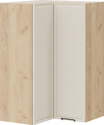 Шкаф навесной для кухни ТриЯ Белладжио 1ВВ6УП угловой прямой (дуб крафт золотой/софт панакота) -