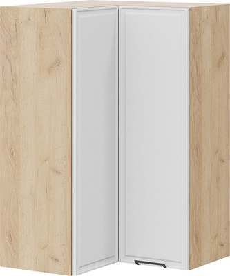 Шкаф навесной для кухни ТриЯ Белладжио 1ВВ6УП угловой прямой (дуб крафт золотой/фон белый) -