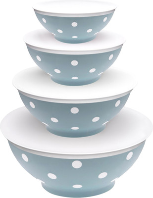 Набор салатников Эльфпласт Twist EP532 (4шт, серо-голубой) - 