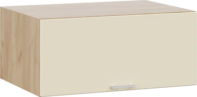 Шкаф навесной для кухни ТриЯ Габриэлла 1В8Г с одной откидной дверью (дуб крафт золотой/крем) -