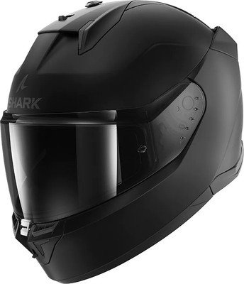 Мотошлем Shark Helmets D-SKWAL 3 Blank Mat / HE0901E-KMA-XXL (XXL, черный матовый) - 