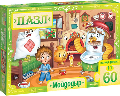 Пазл Puzzle Time Мойдодыр Корней Чуковский / 10884325 -