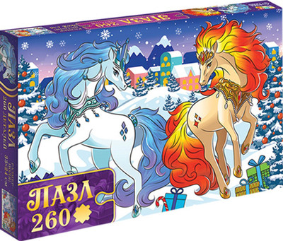 Пазл Puzzle Time Зимние лошадки / 10885668 - 