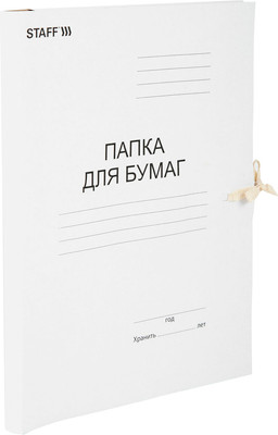 Папка для бумаг Staff 126525 (белый) -