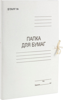 Папка для бумаг Staff 121120 (белый) -