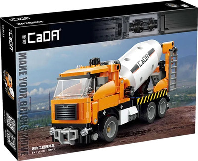 Конструктор CaDa Миксер-бетоновоз C65021W -