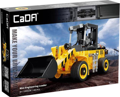 Конструктор CaDa Погрузчик с ковшом C65023W -
