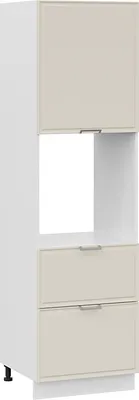 

Шкаф-пенал кухонный, Белладжио 1П6Я2 с одной дверью и двумя ящиками