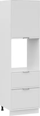 

Шкаф-пенал кухонный, Белладжио 1П6Я2 с одной дверью и двумя ящиками