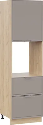 

Шкаф-пенал кухонный, Белладжио 1П6Я2 с одной дверью и двумя ящиками