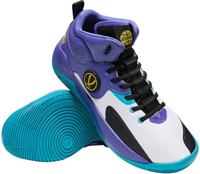 Кроссовки Jogel Launch 2.0 MID (р. 41, белый/фиолетовый/голубой) - 