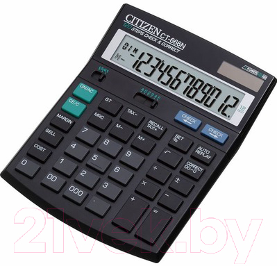

Калькулятор Citizen, CT-666N