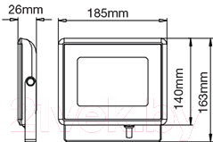 

Прожектор V-TAC, 30W 2550 LM 4000K VT-4031 / 5956