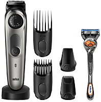 

Машинка для стрижки волос Braun, BT7940TS с бритвой Fusion 5 ProGlide + 2 кассеты