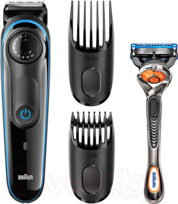 

Триммер Braun, BT5040 с бритвой Gillette Fusion 5 ProGlide + 2 кассеты