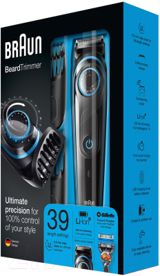 Изображение товара Триммер Braun BT5040 с бритвой Gillette Fusion 5 ProGlide + 2 кассеты