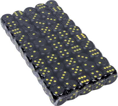 Набор кубиков для настольной игры Sima-Land 10502139 (50шт, черный) - 