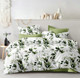Комплект постельного белья Luxsonia Веточки оливы Евро с простыней на резинке / Ви26-1426/220 -