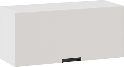 Шкаф навесной для кухни ТриЯ Гренада 1В8Г с одной откидной дверью (белый/холст мокко) -