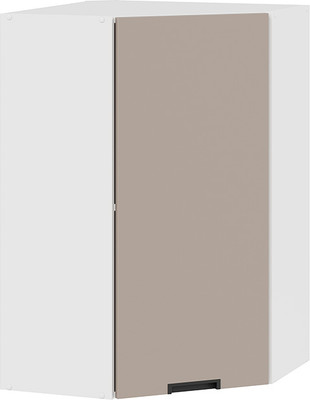 Шкаф навесной для кухни ТриЯ Гренада 1ВВ6У угловой (белый/холст латте) -